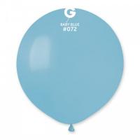 Шарик 19″(48см.) (Baby Blue №72) нежно голубой
