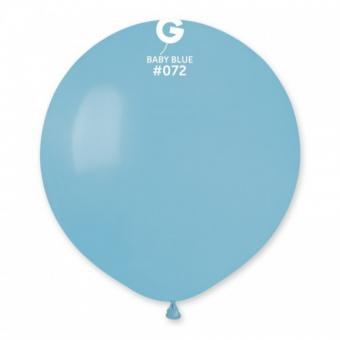 Шарик 19″(48см.) (Baby Blue №72) нежно голубой