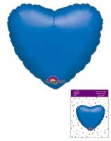 Сердце в упаковке 18"(45х45см) синее FLEXMETAL