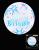 Кулька Bubbles з малюнком Happy birthdaу блакитні зірки 20"
