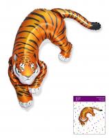 Шарик фольгированный Дикий Тигр 901855 (УП)