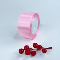 Лента атласная 4 см. Pink 23м.