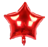 Звезда 18 дюймов (45х45см) красная №2 Китай