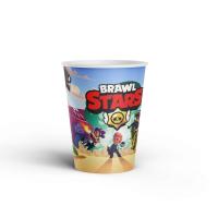 Бумажный стаканчик с Brawl Stars 180 мл 