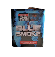 Фейерверк синий Furor Blue Smoke 25 выстрелов (на гендер пати)