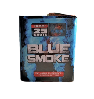 Фейерверк синий Furor Blue Smoke 25 выстрелов (на гендер пати)